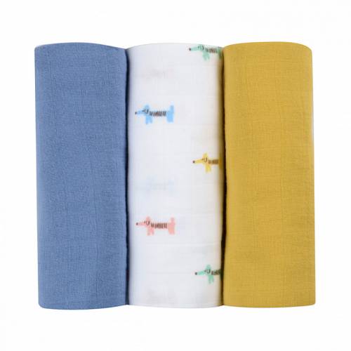 BEABA Cotton Muslin x3 - Dog S